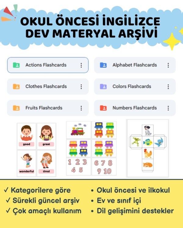 Okul Öncesi İngilizce Dev Materyal Arşivi