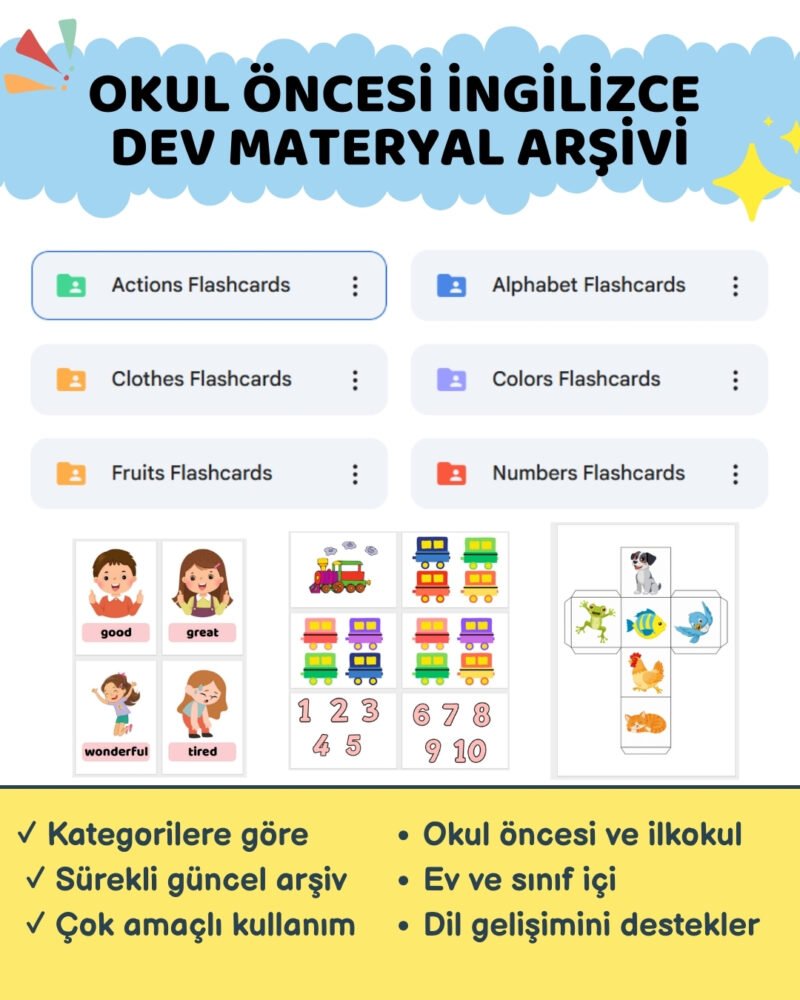 Okul Öncesi İngilizce Dev Materyal Arşivi