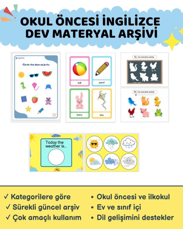 Okul Öncesi İngilizce Dev Materyal Arşivi
