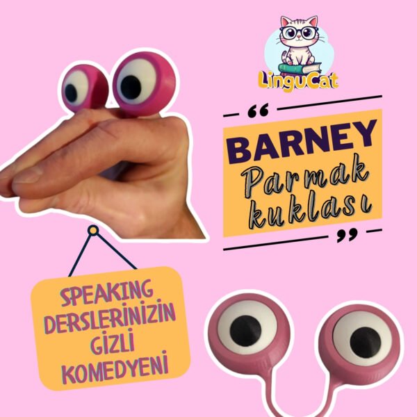 uPlastics Barney Parmak Kuklası görseli