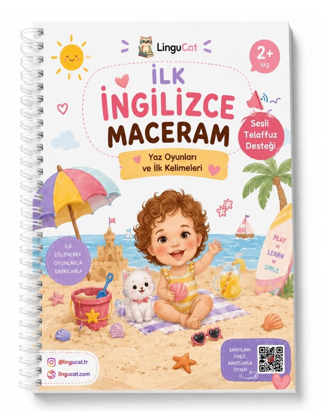 İlk İngilizce Maceram | Evde İngilizceye Başlangıç Kitabı | 2+ Yaş